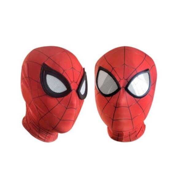 Premium Red Spider Men Raimi Spider Man Elastic Mask Costume Lycra Kids - Picture 3 of 3